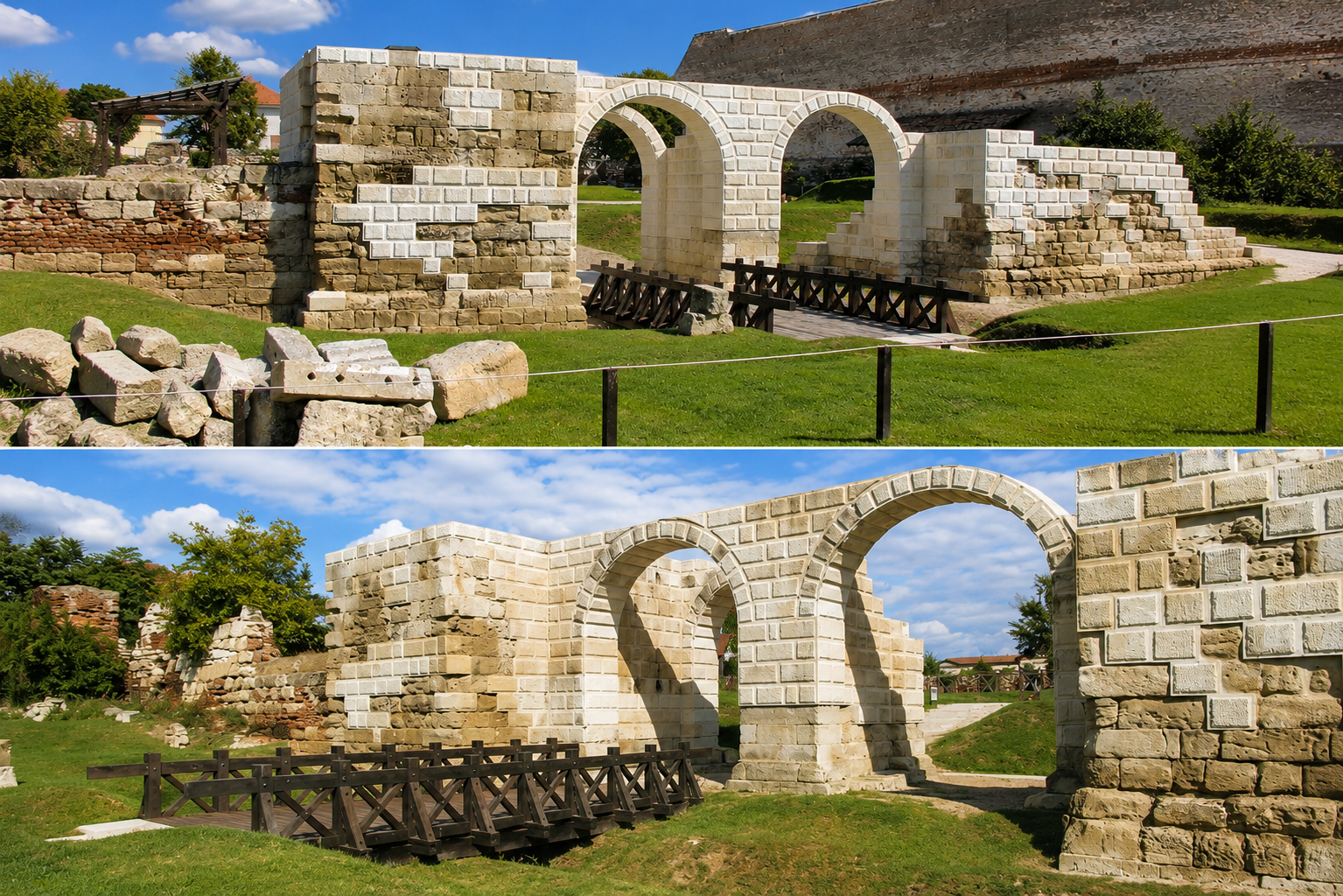 Ruinele Palatului Apulum Roman