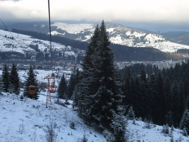 Vatra Dornei Ski Slopes and Chairlift