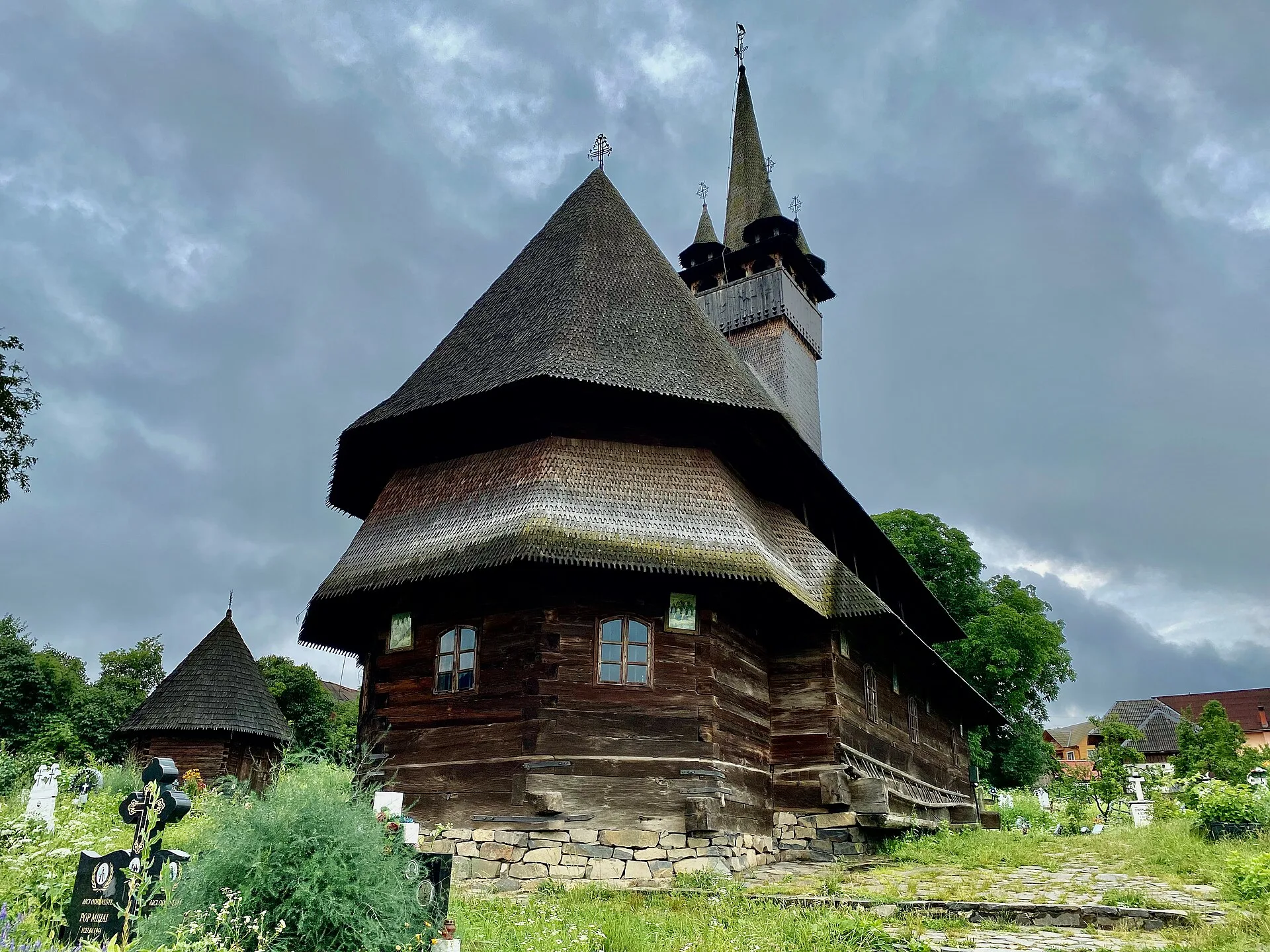 St Nicholas Wooden Church in Budești Josani