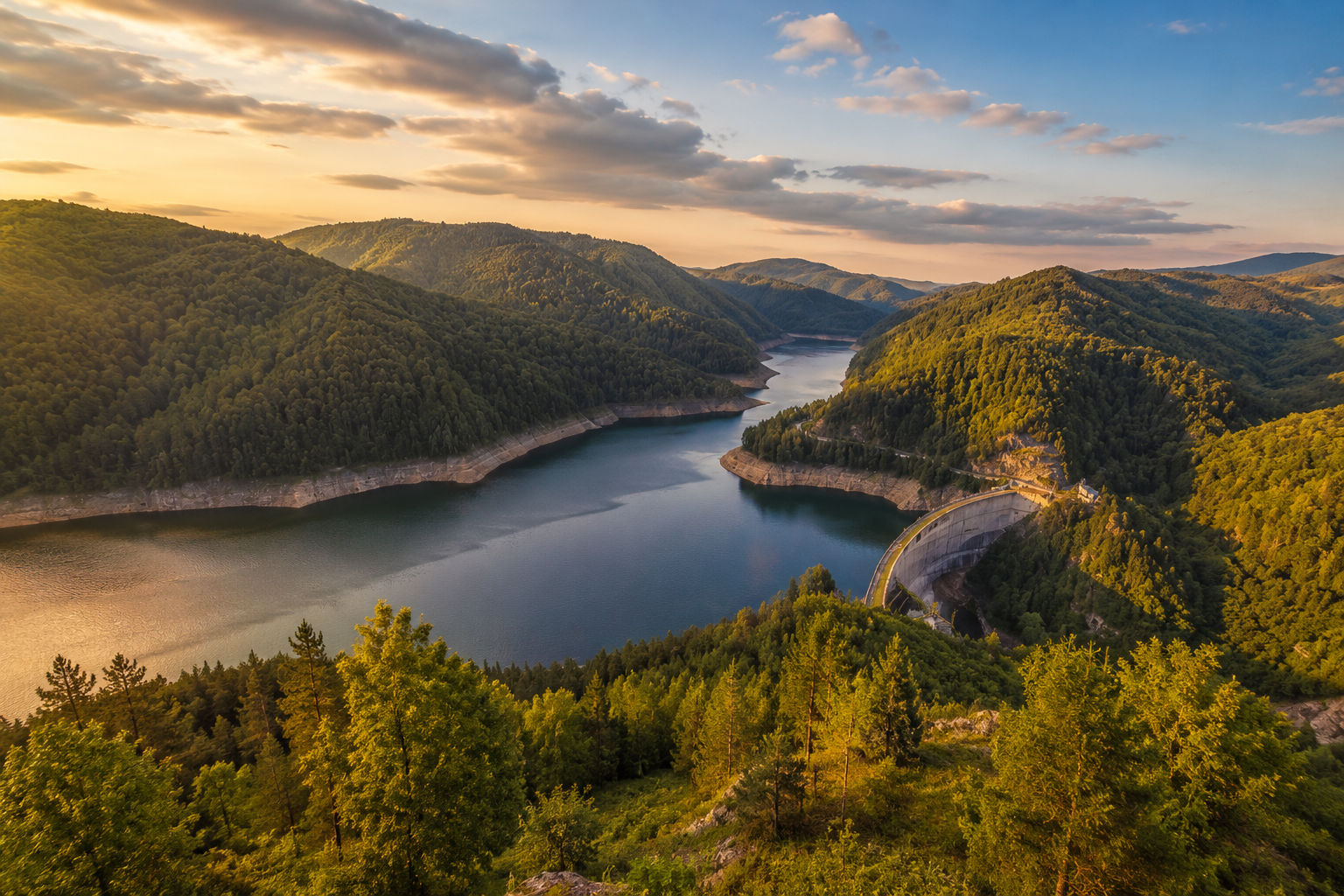 Lacul de acumulare Oasa