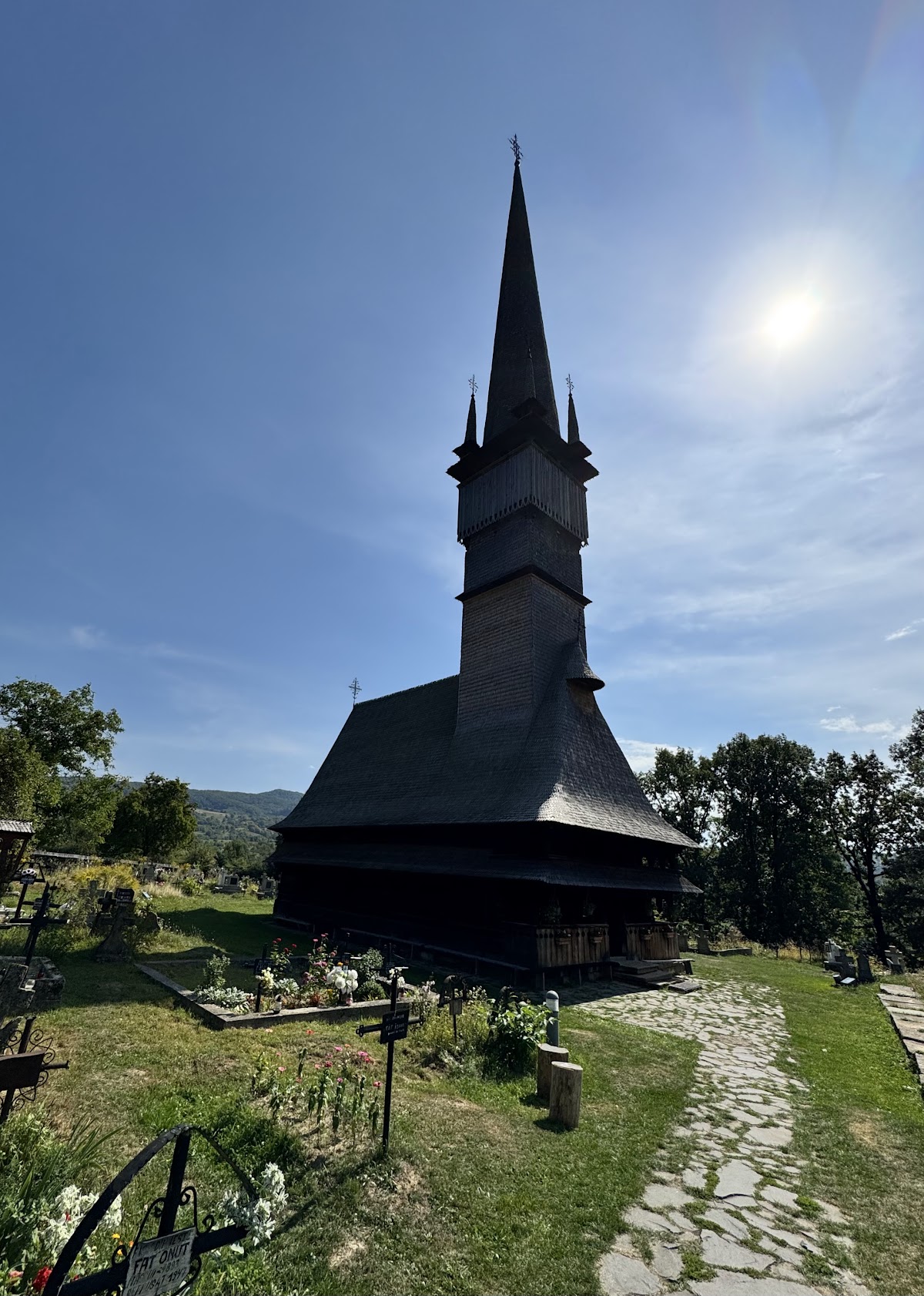 Holy Archangels Wooden Church in Șurdești